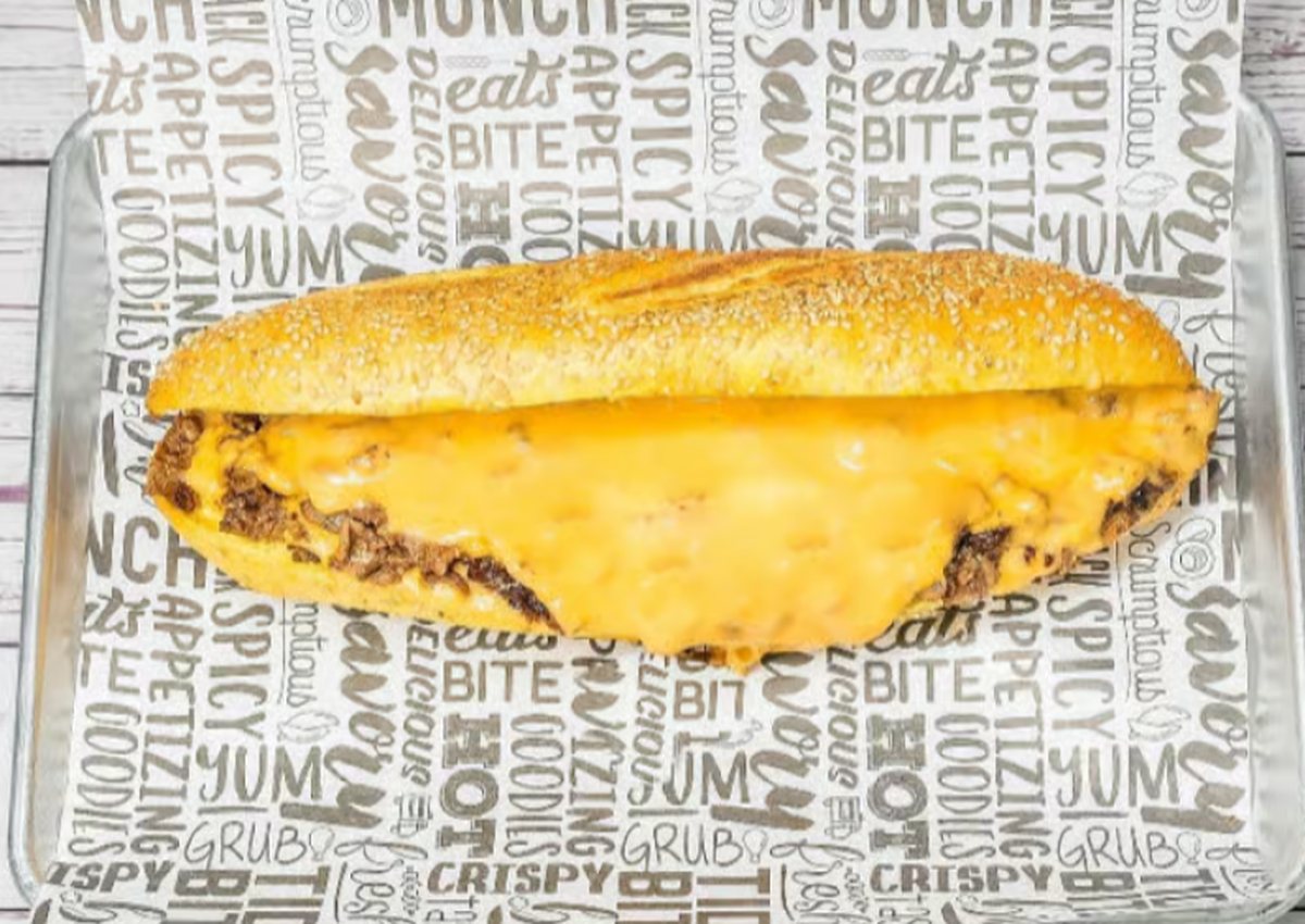 Island Wingz cheesesteak